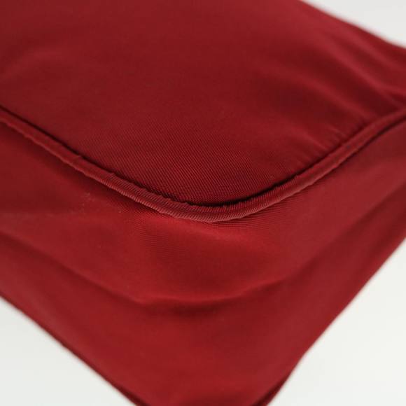 PRADA Accessory Pouch Nylon Red Auth 44108 - Picture 15 of 16
